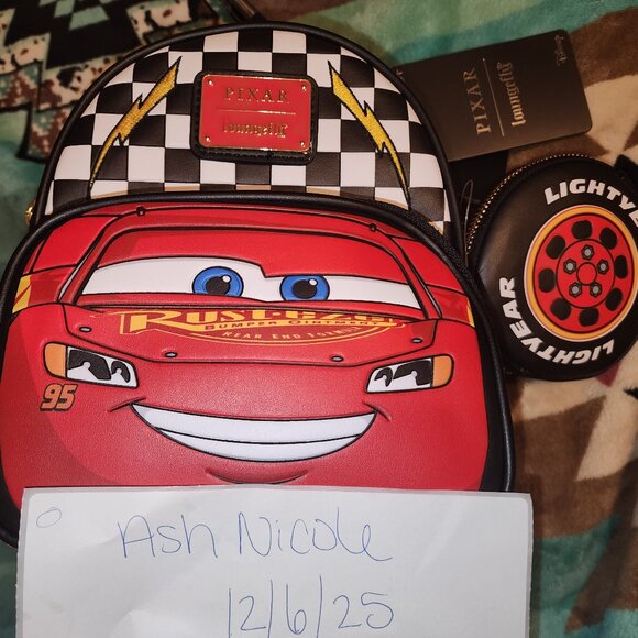 Pixar cars mini convertible crossbody or backpack - Picture 1 of 2